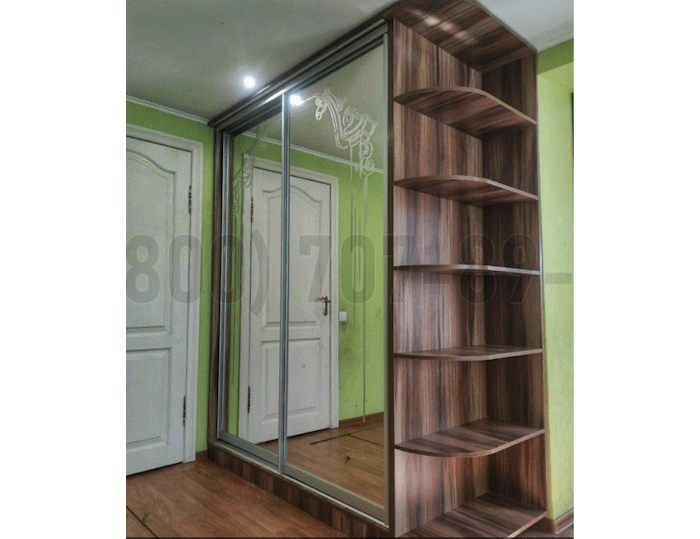 Шкаф с пескоструйным рисунком в Серпухове